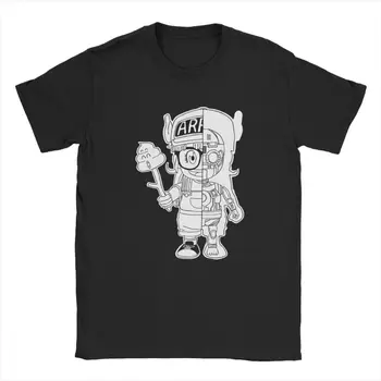 Koszulka Dr. Slump Casual Męskie Koszulki Arale Sanatomy, t-shirt z okrągłym dekoltem, Śmieszne Koszulki, Bluzki z Długim rękawem, t-Shirty, t-Shirt