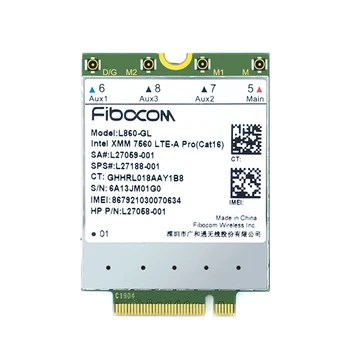 Moduł Fibocom L860-GL SPS 27188-001 4G LTE Cat16 M. 2 dla laptopa HP Elitebook X360 830 840 850 G5 G6 Elite X2 SPECTRE FOLIO 13T