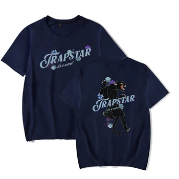 T-shirt z nadrukiem Trapstar, Letnie t-shirty Dla Mężczyzn I Kobiet, Dżinsy, t-Shirty, Bawełniane Topy