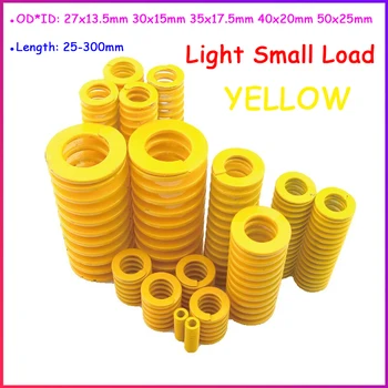 Żółty TF Lekki-formy z małym obciążeniem Sprężysty spiralny штамповочный Sprężynowy OD * ID 27x13,5 mm 30x15 mm 35x17,5 mm 40x20 mm 50x25 mm