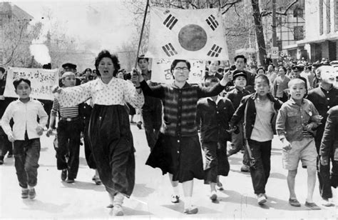 Rebelia z 19 April 1960 - Koreańskie aspiracje demokratyczne w obliczu autorytarnego reżimu